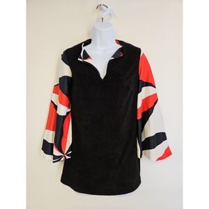 Elizabeth Stewart Six to Twelve Women's Blouse Size M Flair Sleeves Casual